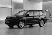 Nissan X-trail T31 2007–2014 Stranske stopnice Tayga Grey (2 kos, aluminij) fotografija 1