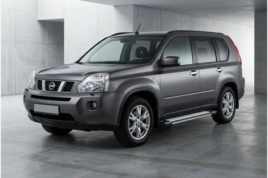 Nissan X-trail T31 2007–2014 Stranske stopnice Rainbow (2 kos, aluminij) Image
