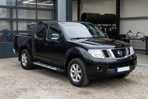 Nissan Navara 2006–2015 Stranske stopnice Sunrise (2 kos, aluminij) fotografija 1