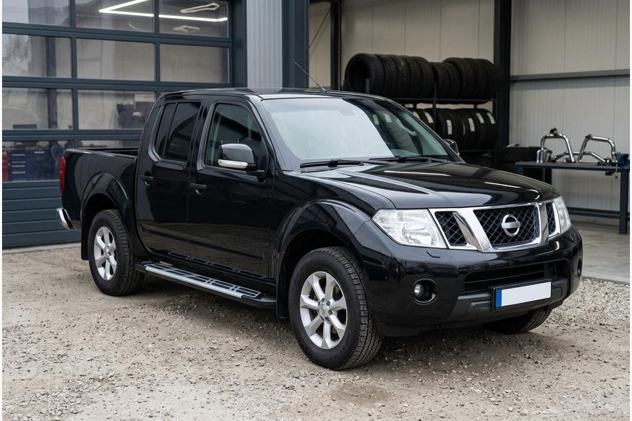 Nissan Navara 2006–2015 Stranske stopnice Sunrise (2 kos, aluminij) Image
