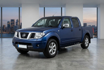 Nissan Navara 2006–2015 Stranske stopnice RedLine V1 (2 kos, aluminij) fotografija 1