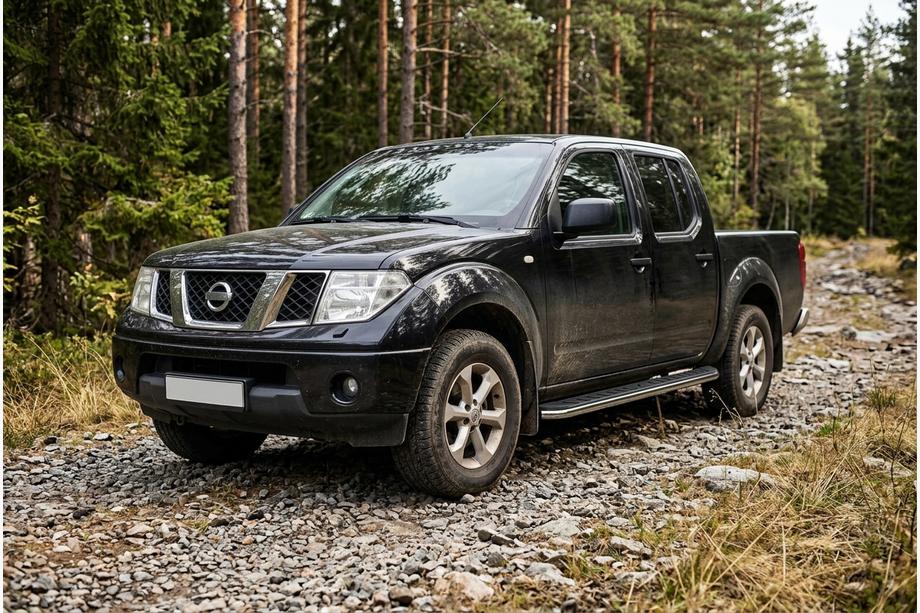 Nissan Navara 2006–2015 Stranski pragovi Maydos V1 (2 kos, aluminij ↗ nerjaveče jeklo) Image