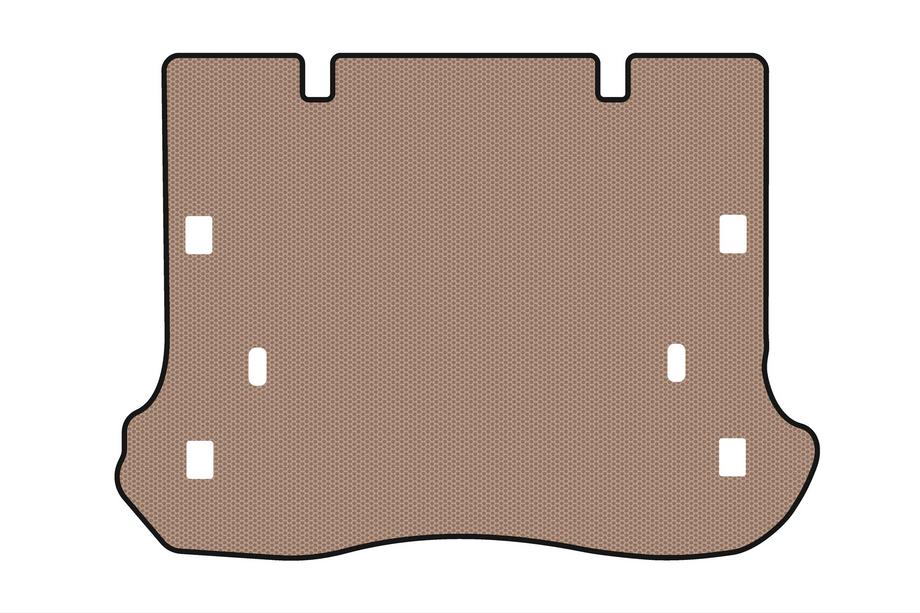 Jeep Grand Cherokee WK 2004–2010 Gumijasta podloga za prtljažnik Carsuit V-2 (Bež) Image