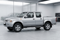 Nissan NP300 1999–2015 Stranske stopnice RedLine V1 (2 kos, aluminij) fotografija 1