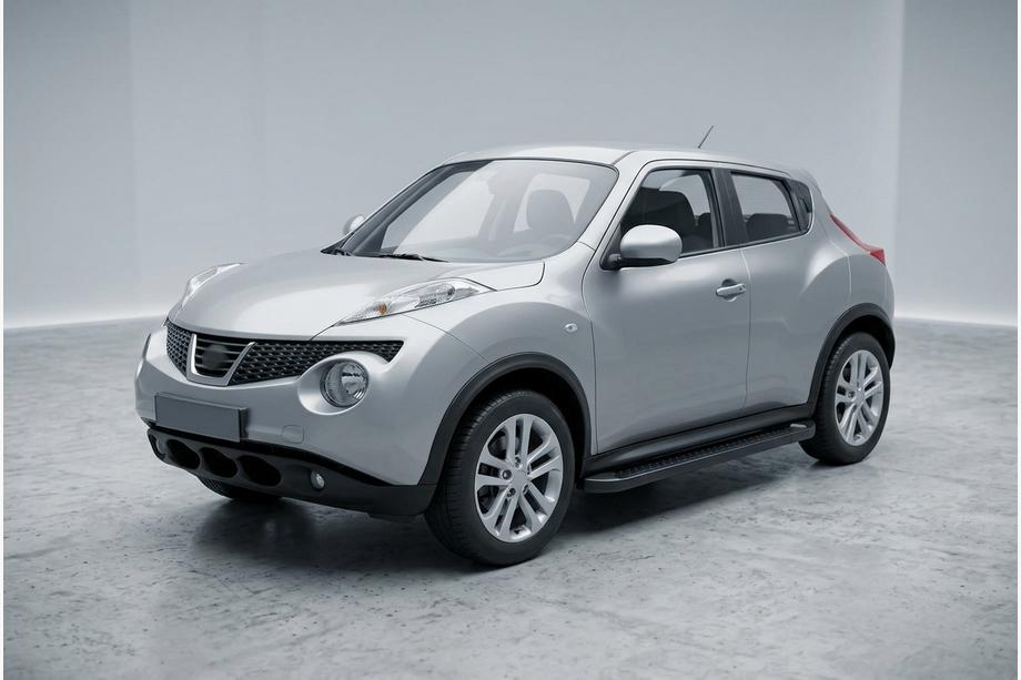 Nissan Juke 2010–2019 Bočne stopnice Allmond Black (2 kosa, aluminij) Image