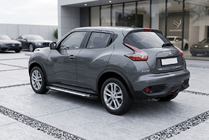 Nissan Juke 2010–2019 Stranski pragovi Line (2 kos, aluminij) fotografija 1