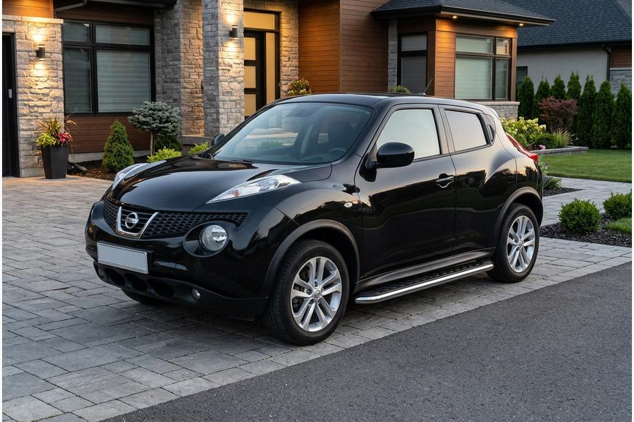 Nissan Juke 2010–2019 Stranski pragovi Maydos V1 (2 kos, aluminij ↗ nerjaveče jeklo) Image