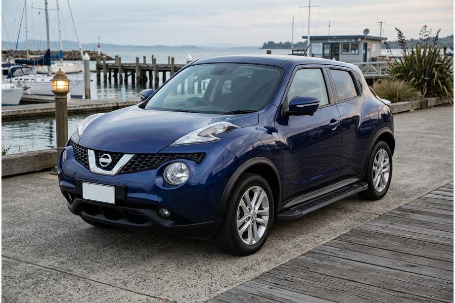 Nissan Juke 2010–2019 Stranske stopnice RedLine Black (2 kosa, aluminij) Image