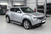 Nissan Juke 2010–2019 Stranske stopnice Rainbow (2 kos, aluminij) fotografija 1