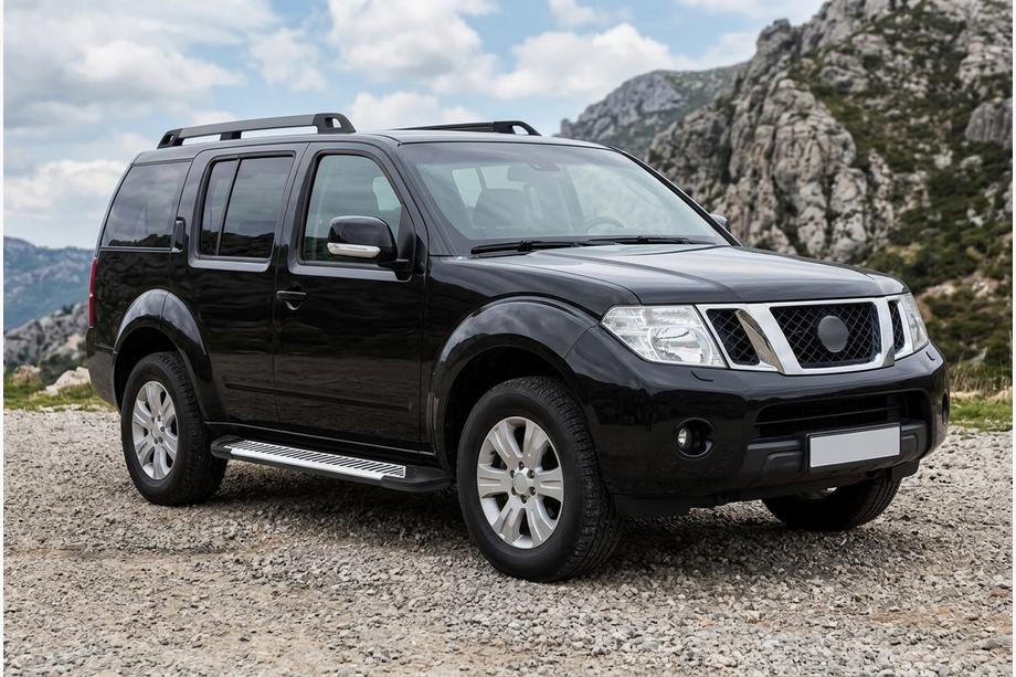 Nissan Pathfinder R51 2005–2014 Stranski pragovi Line (2 kos, aluminij) Image