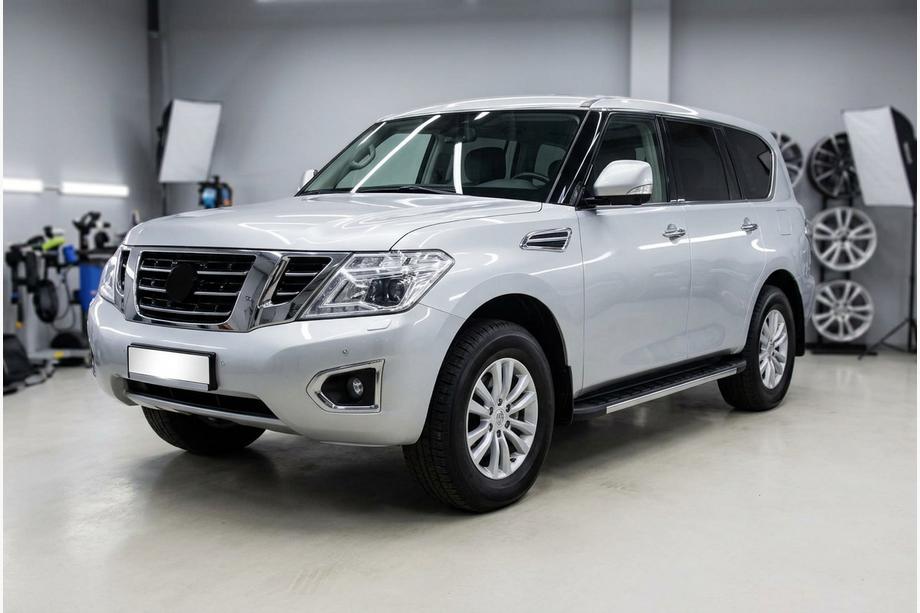 Nissan Patrol Y62 2010–2024 Stranske stopnice Duru (2 kos, aluminij) Image
