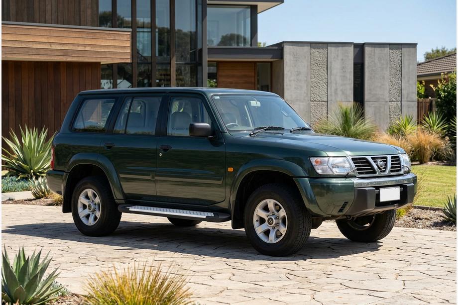 Nissan Patrol Y61 1997–2011 Stranske stopnice tipa X5 (2 kosa, aluminij) Image