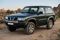 Nissan Patrol Y61 1997–2011 Bočne stopnice Duru (2 kosa, aluminij) fotografija 1