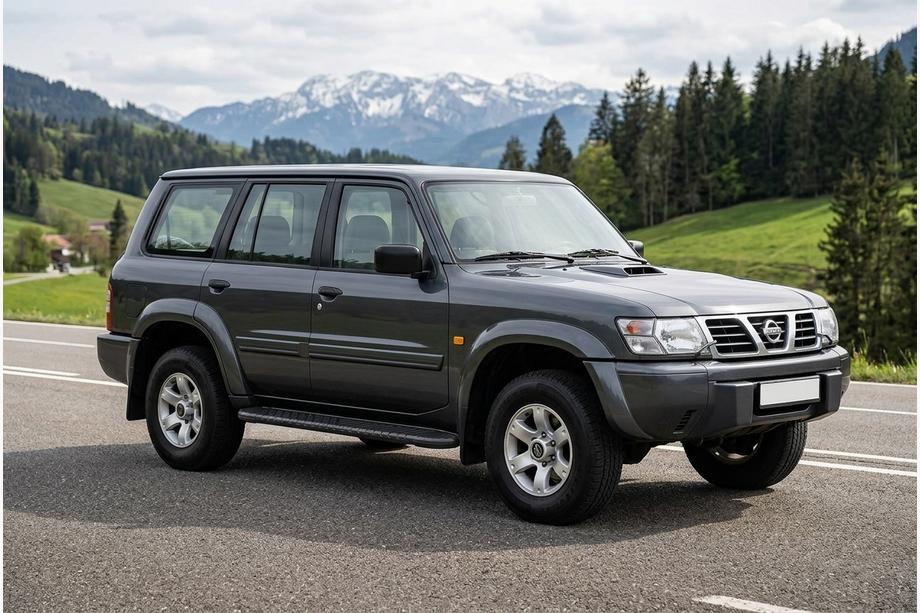 Nissan Patrol Y61 1997–2011 Bočne stopnice Bosphorus Black (2 kos, aluminij) Image