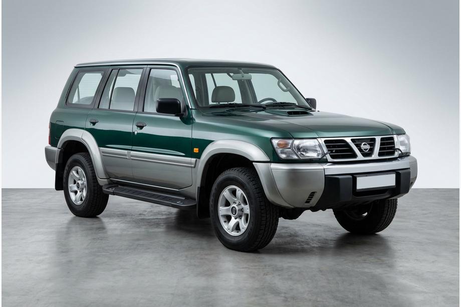 Nissan Patrol Y61 1997–2011 Stranske stopnice RedLine Black (2 kosa, aluminij) Image