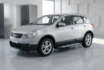 Nissan Qashqai 2007–2010 Stranske stopnice Sunrise (2 kos, aluminij) fotografija 1
