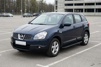 Nissan Qashqai 2007–2010 Bočne stopnice Bosphorus Black (2 kos, aluminij) fotografija 1