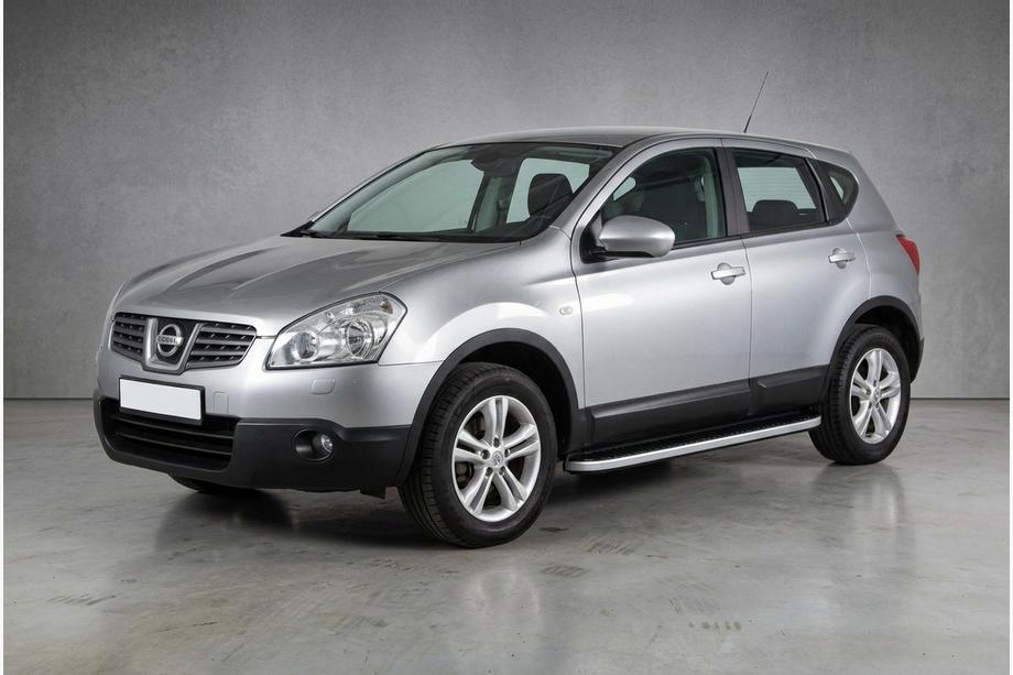 Nissan Qashqai 2007–2010 Stranske stopnice Tayga Grey (2 kos, aluminij) Image