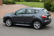 Nissan Qashqai 2010–2014 Stranske stopnice Sunrise (2 kos, aluminij) fotografija 1