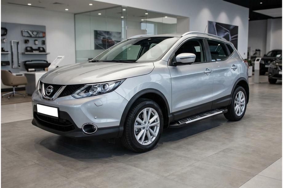 Nissan Qashqai 2014–2021 Stranske stopnice Sunrise (2 kos, aluminij) Fotografija 1
