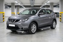 Nissan Qashqai 2014–2021 Bočne stopnice Bosphorus Black (2 kos, aluminij) fotografija 1
