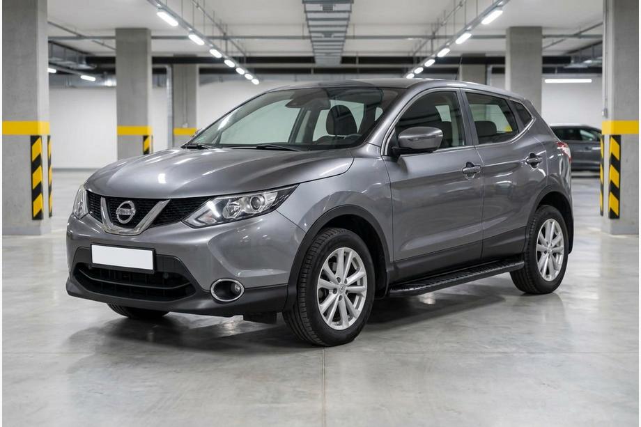 Nissan Qashqai 2014–2021 Bočne stopnice Bosphorus Black (2 kos, aluminij) Image