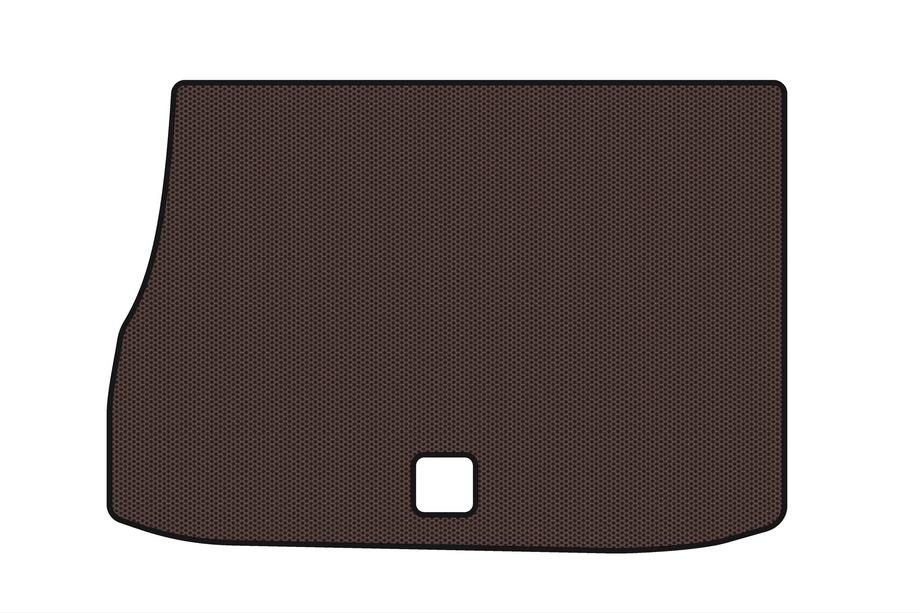 Citroen DS-5 2011–2015 Gumijasta kadica za prtljažnik Carsuit (HB, Hybrid/avtomatik, rjava) Image