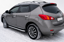Nissan Murano 2008–2014 Stranske stopnice Fullmond (2 kos, aluminij) fotografija 1