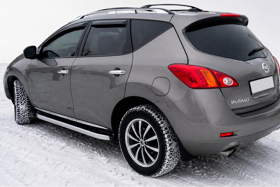 Nissan Murano 2008–2014 Stranske stopnice Fullmond (2 kos, aluminij) Image