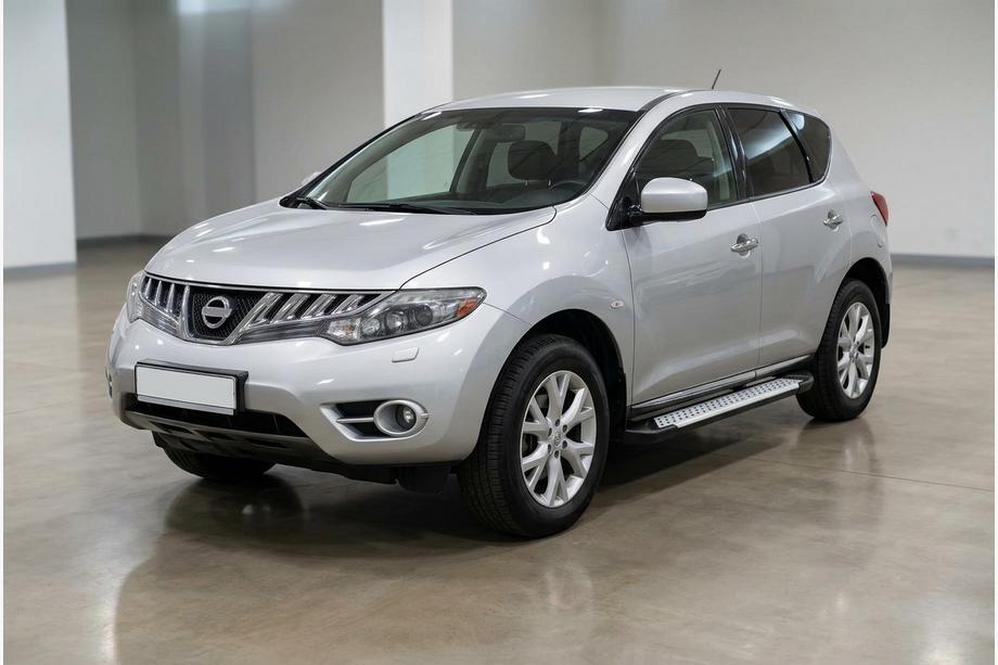 Nissan Murano 2008–2014 Stranske stopnice Allmond Grey (2 kosa, aluminij) Image