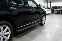 Nissan Murano 2008–2014 Bočne stopnice Allmond Black (2 kosa, aluminij) fotografija 1