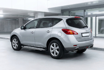 Nissan Murano 2008–2014 Stranske stopnice Rainbow (2 kos, aluminij) fotografija 1
