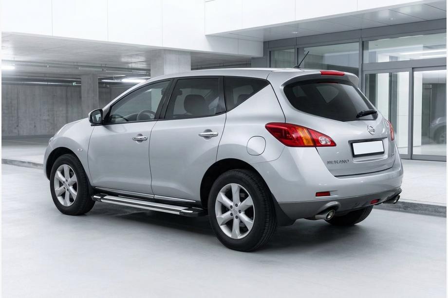 Nissan Murano 2008–2014 Stranske stopnice Rainbow (2 kos, aluminij) Image