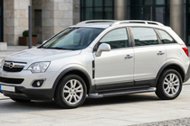Opel Antara 2006–2017 Bočne stopnice Allmond Black (2 kosa, aluminij) fotografija 1