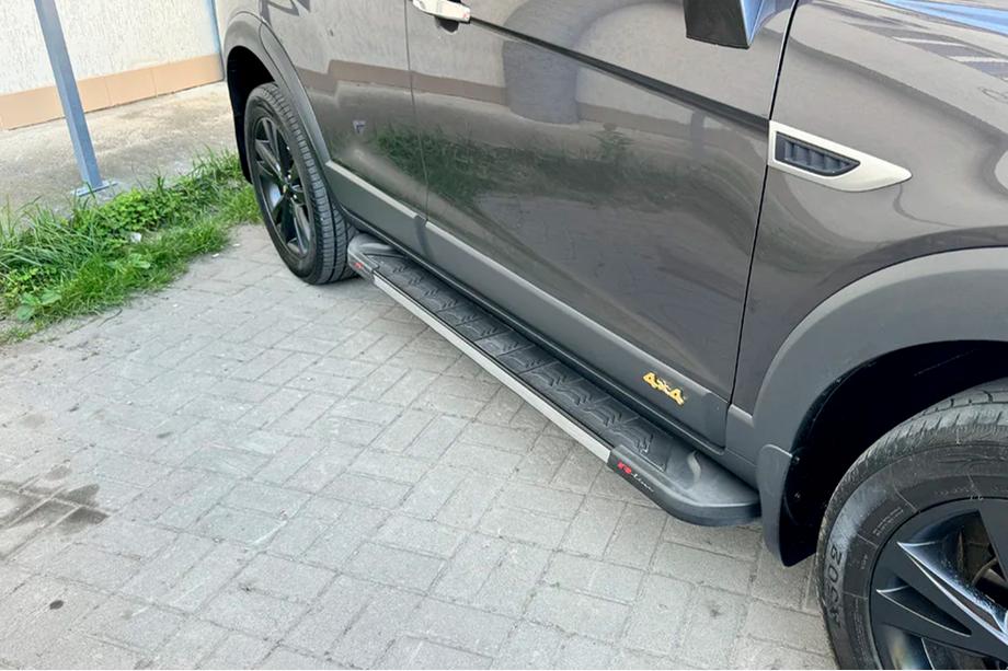 Opel Antara 2006–2017 Stranske stopnice RedLine V1 (2 kos, aluminij) Image
