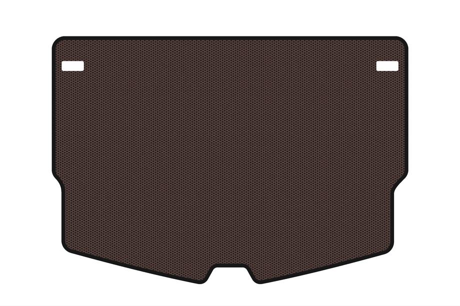 Nissan Note 2012–2020 Gumijasta kadica za prtljažnik Carsuit (HB, rjava) Fotografija 1