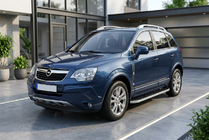 Opel Antara 2006–2017 Stranski pragovi Tayga Grey (2 kosa, aluminij) fotografija 1