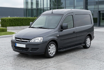 Opel Combo 2002–2012 Bočne stopnice Allmond Black (2 kos, aluminij) fotografija 1