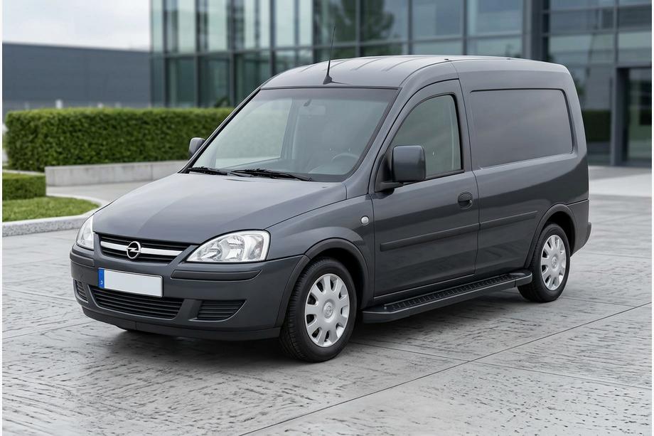 Opel Combo 2002–2012 Bočne stopnice Allmond Black (2 kos, aluminij) Image