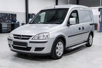 Opel Combo 2002–2012 Stranski pragovi Line (2 kos, aluminij) fotografija 1