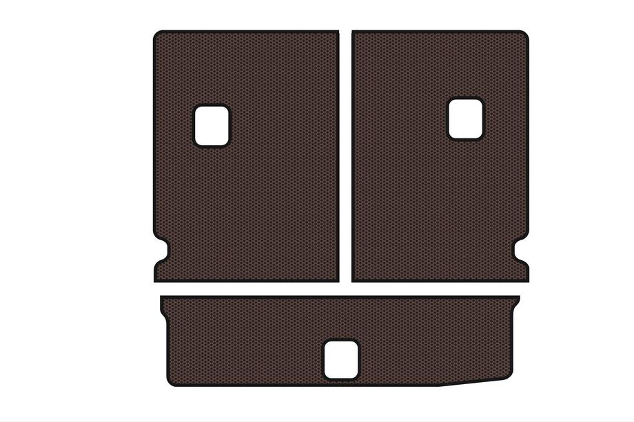 Chevrolet Orlando 2010–2018 Gumijasta preproga za prtljažnik Carsuit V-1 (Rjava) Image