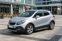 Opel Mokka 2012–2021 Bočne stopnice RedLine V1 (2 kosa, aluminij) fotografija 1