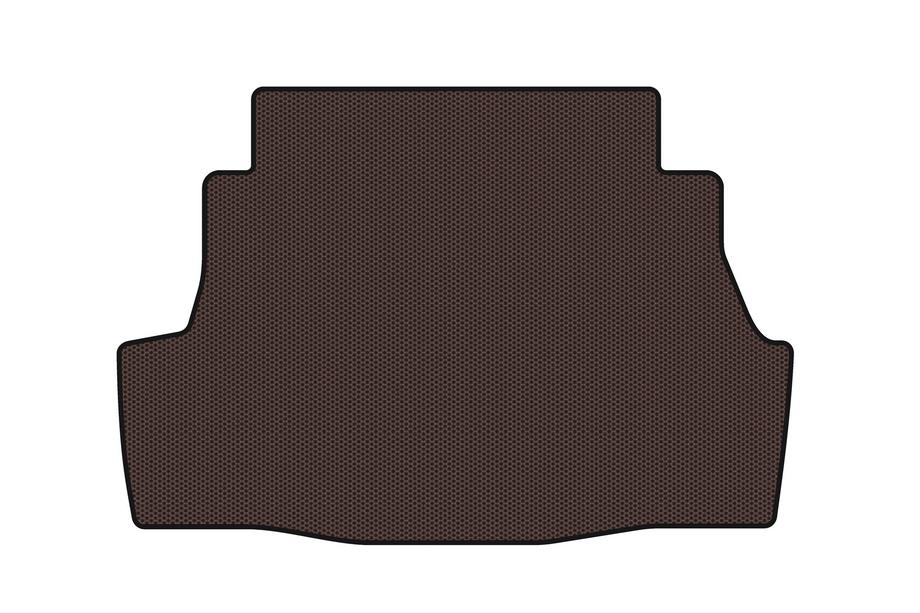 Nissan Almera B10 Classic 2006–2012 Gumijasta preproga za prtljažnik Carsuit (SD, rjava) Fotografija 1