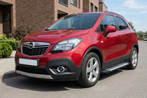 Opel Mokka 2012–2021 Stranski pragovi Line (2 kos, aluminij) fotografija 1