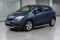 Opel Mokka 2012–2021 Stranski pragovi Maydos V1 (2 kos, aluminij ↗ nerjaveče jeklo) fotografija 1