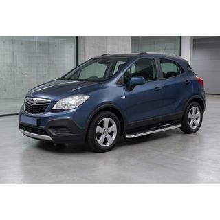 Stranski pragovi Maydos V1 (2 kos, aluminij ↗ nerjaveče jeklo) Opel Mokka 2012–2021 fotografija 1