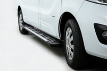 Nissan Primastar 2002–2014 Stranske stopnice Sunrise (2 kos, aluminij) fotografija 1