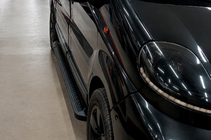 Renault Trafic 2001–2015 Bočne stopnice Allmond Black (2 kosa, aluminij) fotografija 2