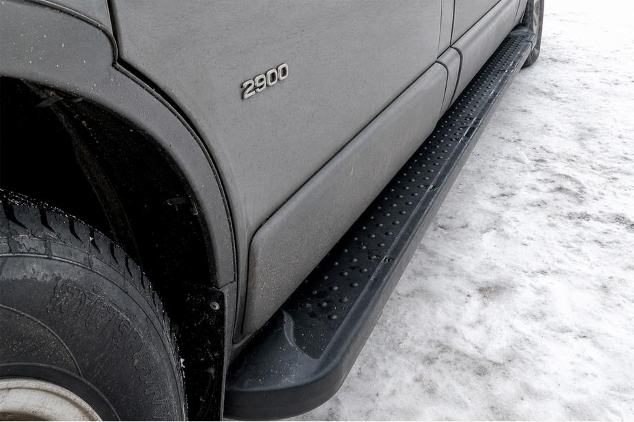 Renault Trafic 2001–2015 Bočne stopnice Allmond Black (2 kosa, aluminij) Image
