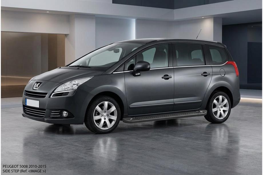 Peugeot 5008 2009–2016 Bočne stopnice Allmond Black (2 kos, aluminij) Image